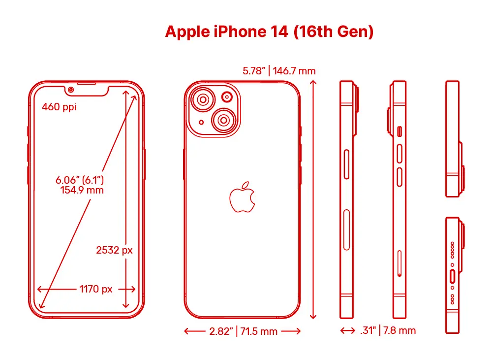 Apple iPhone 14 Smartphone Modell
