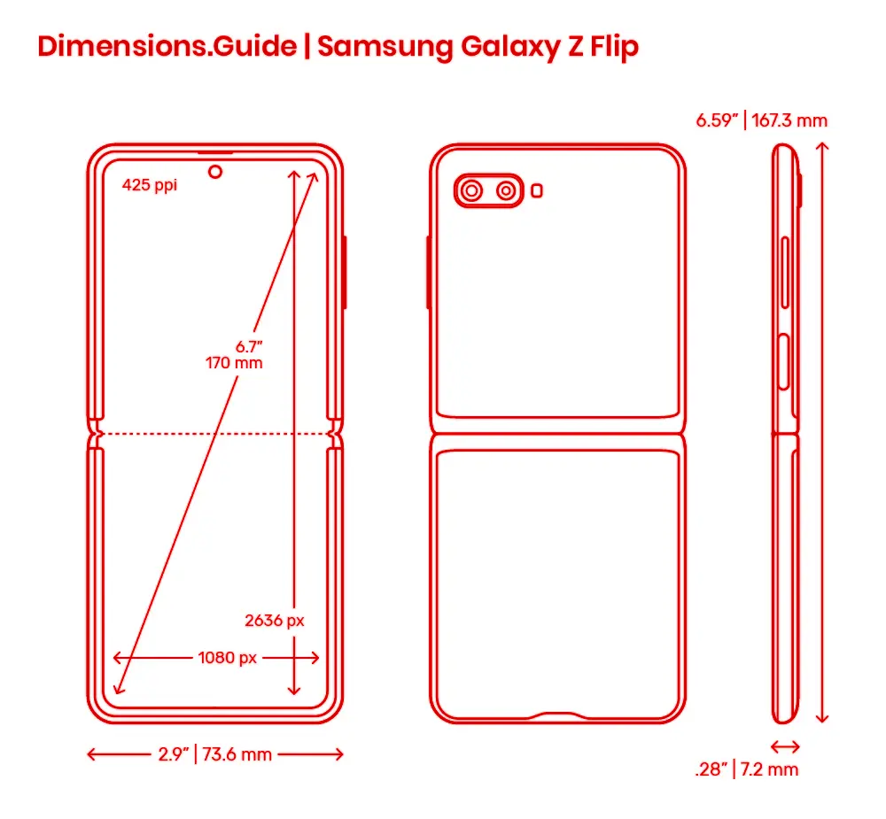 Samsung Galaxy Z Flip (2020) Smartphone Modell